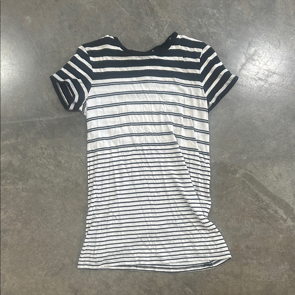 Striped Black and White T-Shirt